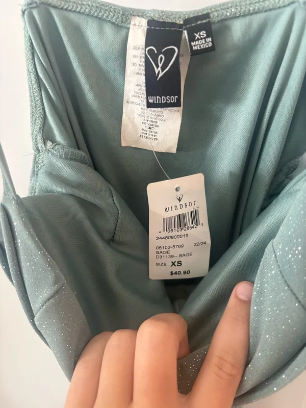 mint green windsor hoco skater dress - Image 6