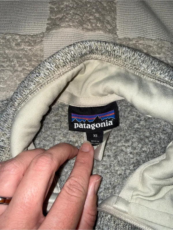 Patagonia Womens Better Sweater Full Zip Fleece Jacket Gray XS 25543 - Image 3