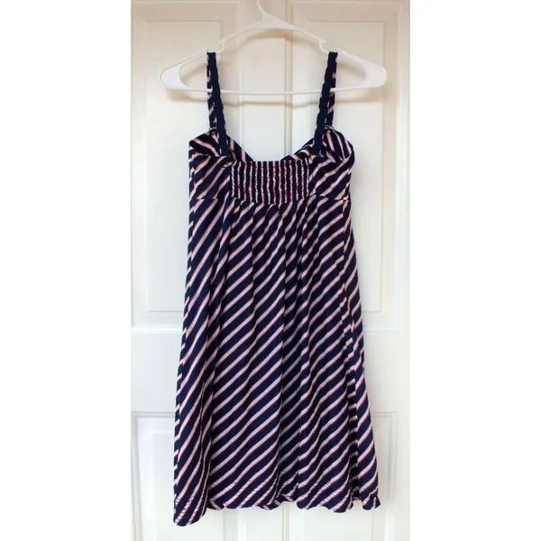 American Eagle Striped Versatile Summer Striped Cotton Dress Size 4 Gators UF - Image 3