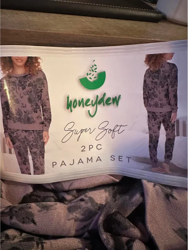 Honeydew Super Soft 2PC Floral Pajama Set XS - Image 3