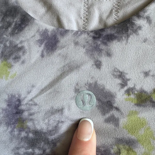Lululemon Align High-Neck Tank Top 12 Diamond Dye Light Sage Olive Grey Nulu - Image 3