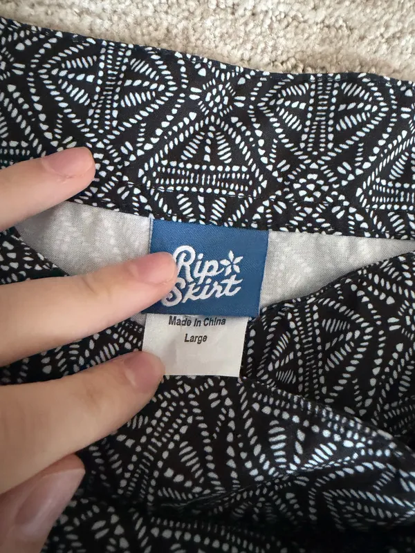 Rip Skirt Black Size L - Image 2