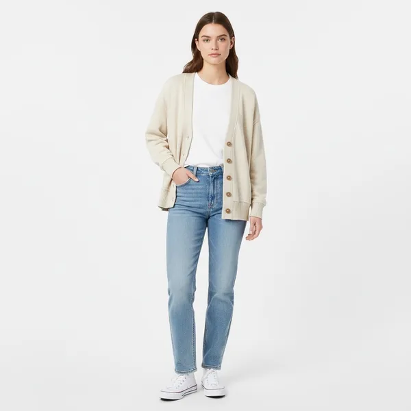 Arie Fleece Cardigan Sweater - Image 9