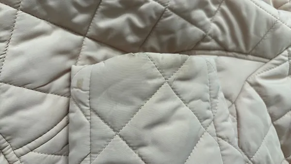 J.Crew Cream/Tan Quilted Jacket - Image 5