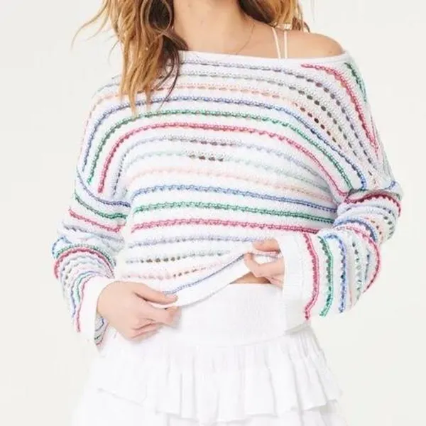 Hollister Co. Cropped Knit Top XS - Image 2