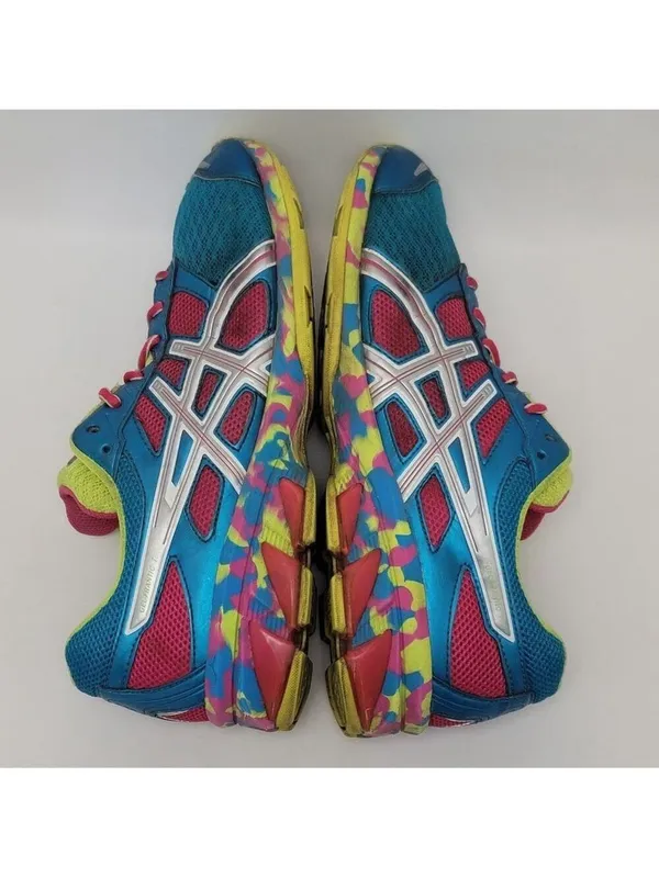 Women's Asics Gel Frantic 7 Athletic Sneakers Running Shoes Size 10 Blue Pink - Image 9
