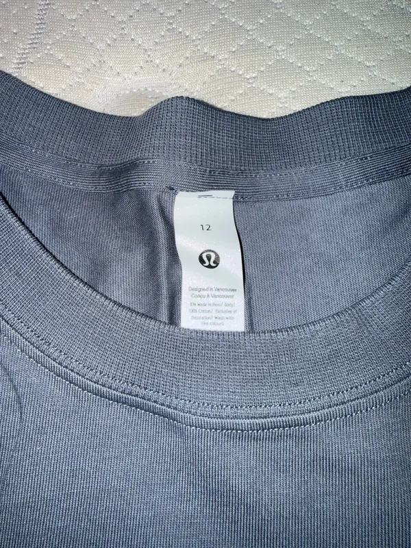 Lululemon Relaxed Fit Cotton Jersey T-Shirt - Image 3