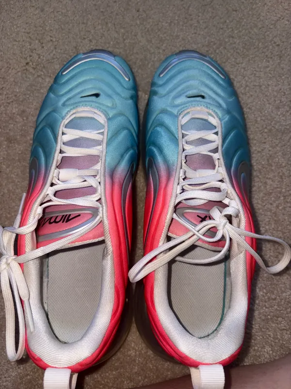 Nike Blue and Pink Athletic Sneaker - Image 5