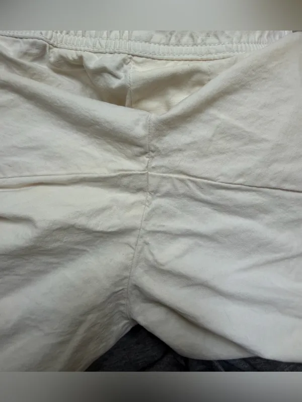 Zara Cream High Rise Pleated Relaxed Pants Minimalist Scandinavian Capsule - Image 4