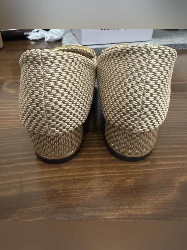 Woven pointed toe loafers Size 5 - Image 3