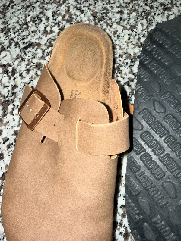Project Cloud camel Mules Clog Size 7 Brown - Image 4