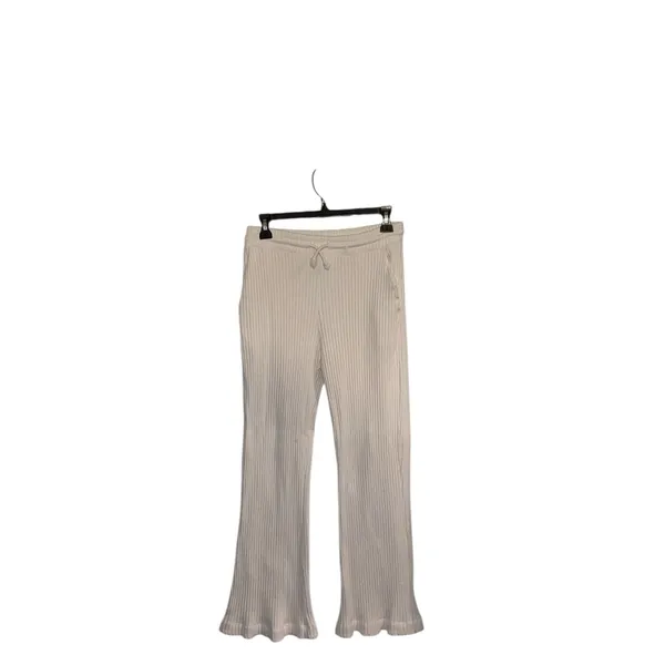 For Days Cotton Cream Ribbed loungewear comfort casual minimalist Pants - Image 5