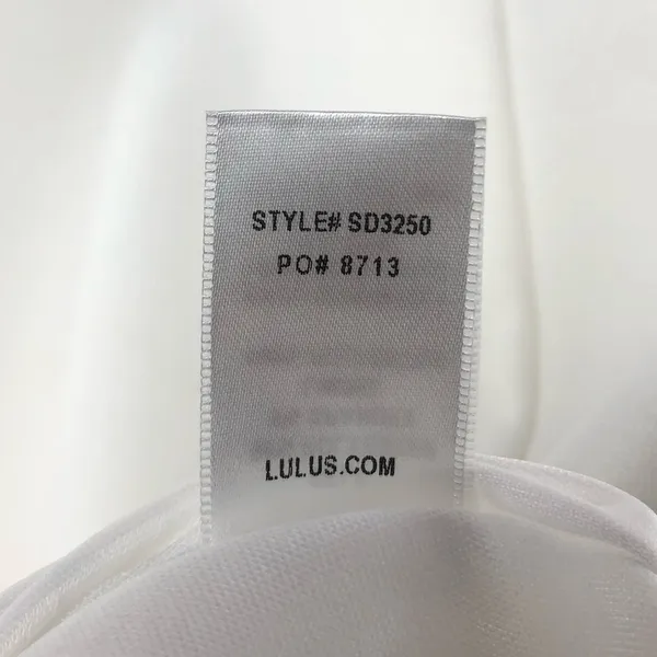 NWT Lulus Lavish Lattice Bodycon Dress in‎ White Size Small - Image 11