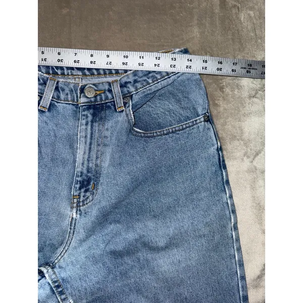 VTG Ralph Lauren Jeans Womens Distressed‎ Blue RL Light Wash Polo Jeans Co Sz 10 - Image 9
