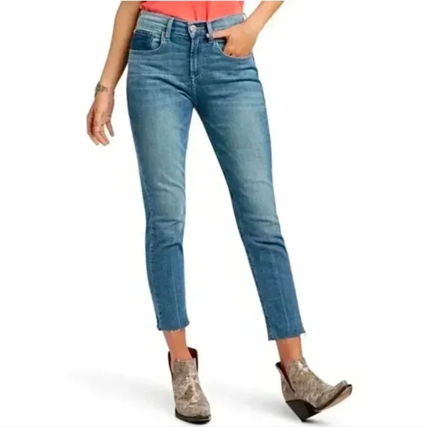 Ariat Boyfriend High Rise Jordana Straight Bombshell Jeans Size 28R - Image 4