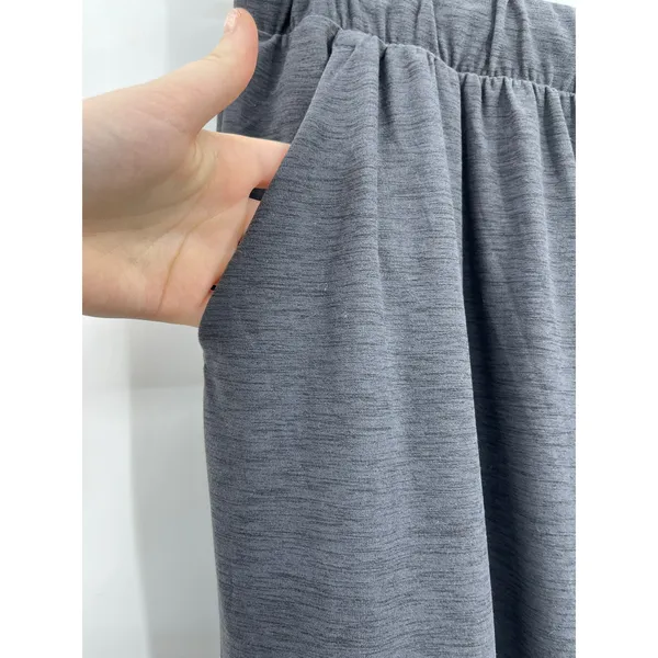 Old Navy Womens Active Go Dry Heather Dark Gray Wide Leg Stretchy Pants XL Tall - Image 3