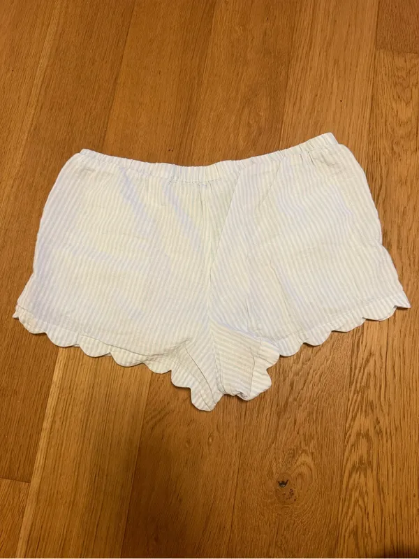 Blue and white stripe pajama set Size XS - Image 6