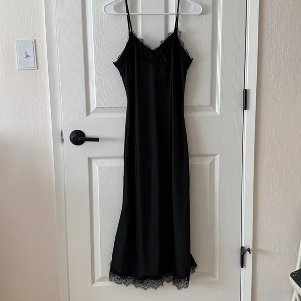 A new day satin lace slip midi dress - Image 4