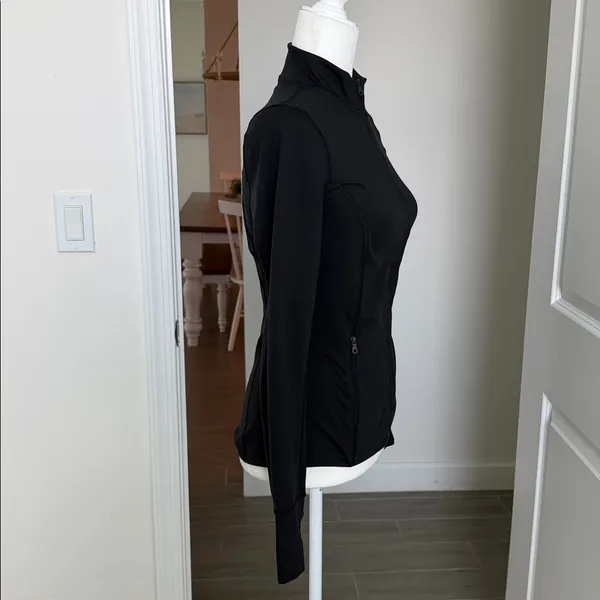 OFFLINE By Aerie The Hugger Full Zip Jacket Black Small - Image 5