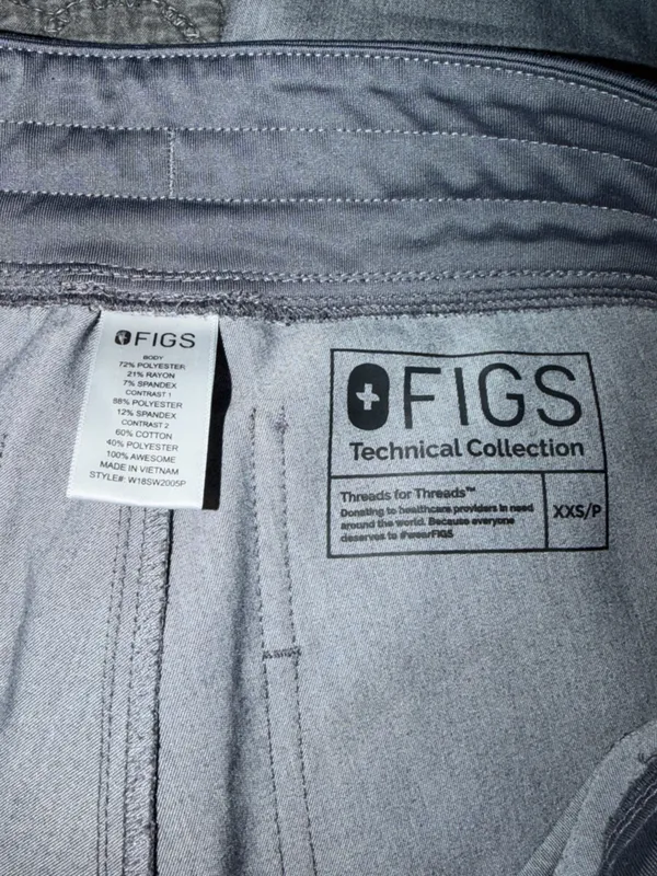 Figs Gray Women's Drawstring Jogger Pants - Image 2