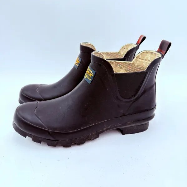 Pendleton Rubber Short Harding Waterproof Chelsea Rain Muck Boots Size 10 - Image 3