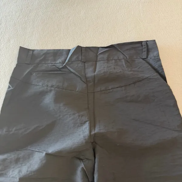 Women's Black Hiking Style Pants with Fixed Waist and Pockets Size Medium #26070 - Image 7