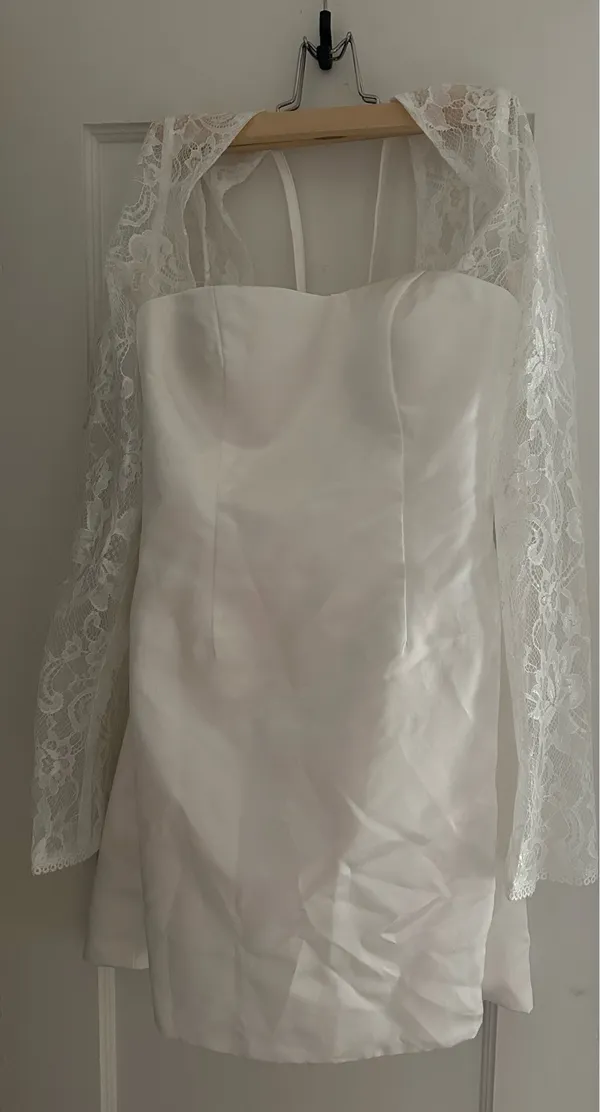 White mini dress Size 2 - Image 5