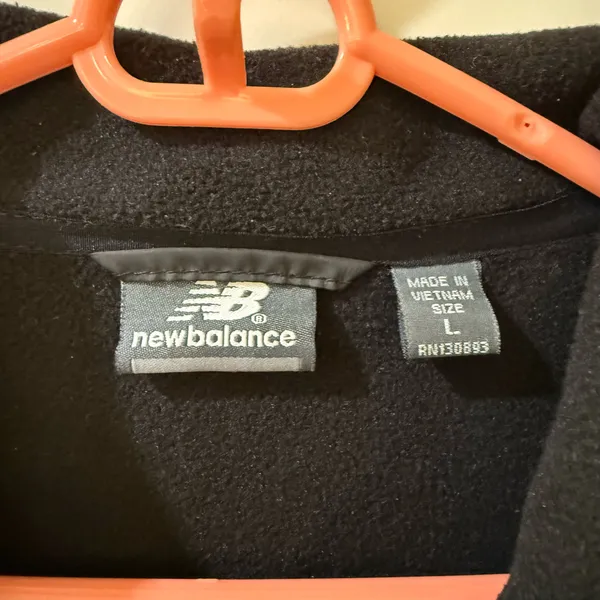 New Balance Men's Performance Jacket in Black and Gray - Image 3