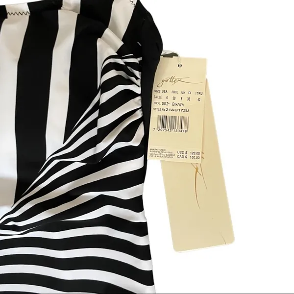 Gottex Art Basel Square Neck One-Piece‎ Swimsuit 6 - Image 4