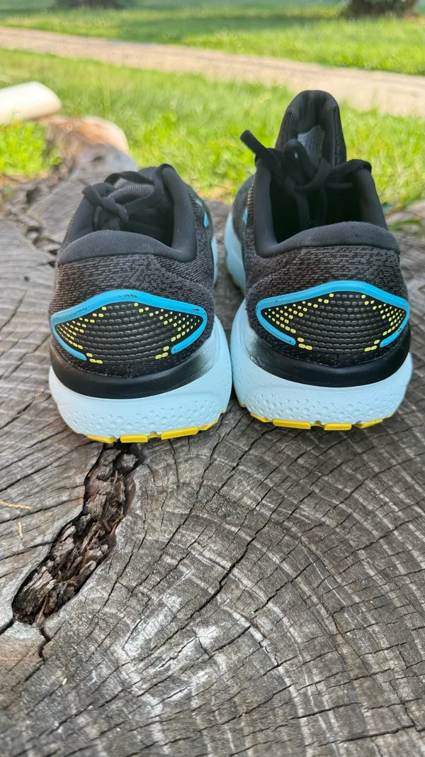 Brooks Ghost 16 Running Shoes Men Size 9 D Black Blue Mesh Comfort Low Sneakers - Image 3