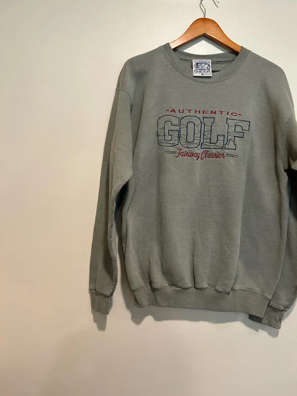 Golf Crewneck (L) Gray Size L - Image 2