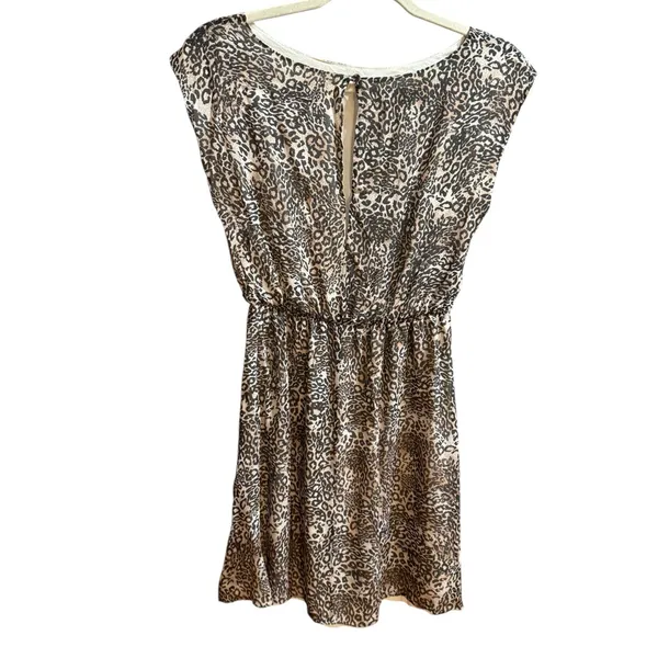 Alice + Olivia‎ Silk Leopard Print Mini Dress SZ XS Evening Wear Classy Dress - Image 2