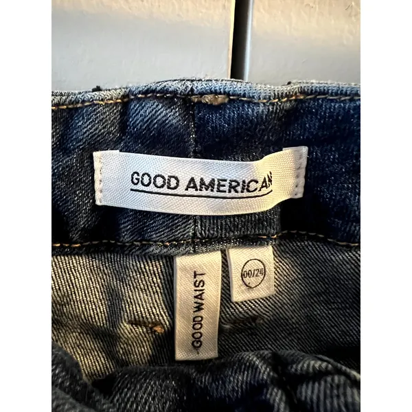 Good American Good Waist Jeans Blue Size 00 24 - Image 4