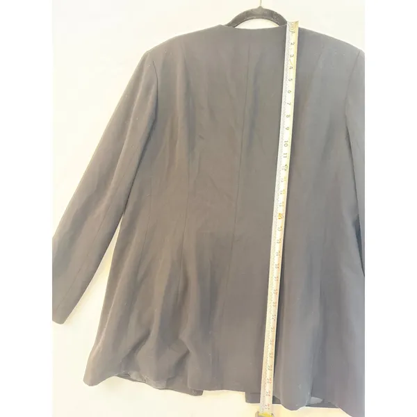 GAP Women Medium Brown Organic Cotton Boat Neck Long Sleeve Relaxed Cropped Top - Image 3