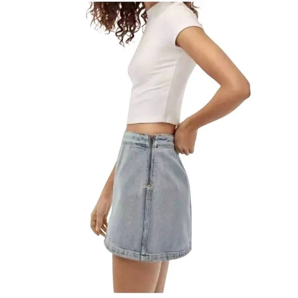 Aritzia Wilfred Free donyale denim A-line skirt size 8 - Image 10