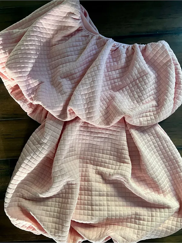 NWT - ASOS DESIGN Pink One Shoulder Bubble Dress - Size 0 - Image 4