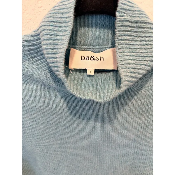 Ba&sh Fred Wool Sweater in Bleu Size S - Image 12