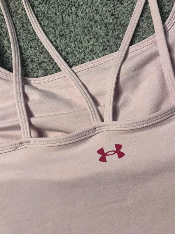 Baby pink Under Armor athletic tank top - Image 3