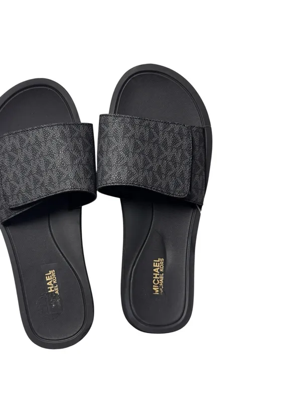 Michael Kors Logo Print Slide Sandals Size 7 New Without Tag - Image 6