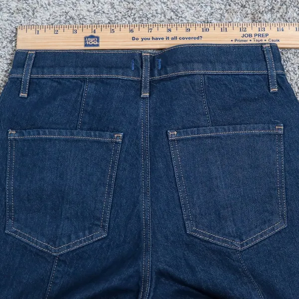 Express 70s Flare Jeans Womens 6R Dark Wash Mid Rise Conscious‎ Edit NWT $98 - Image 7