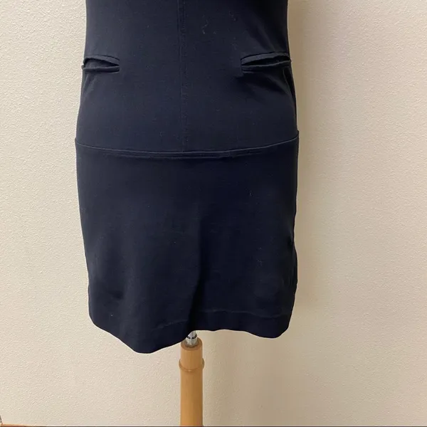 Sanctuary Colorblock Mod Shift Mini Dress Black White Blue S - Image 6