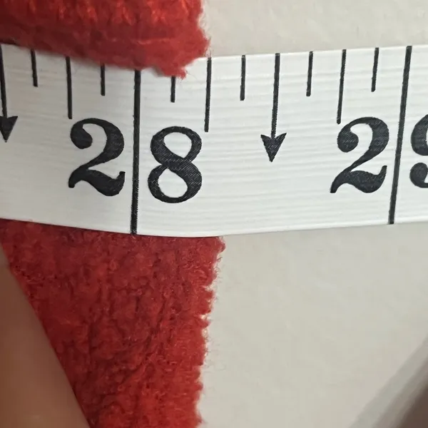 Aerie Women Red Hometown Holiday Fleece Quarter Zip Sherpa Fair Isle‎ Sweater L - Image 7