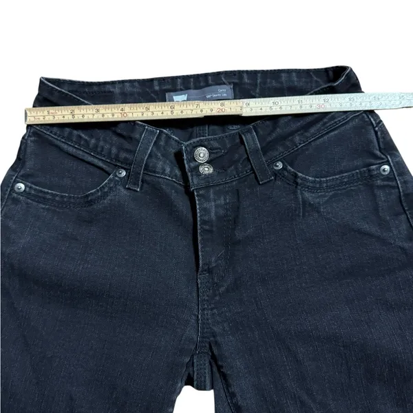 Levi’s Womens Curvy 529 Skinny Leg‎ Black Jeans Sz 28 minimalist style y2k denim - Image 6