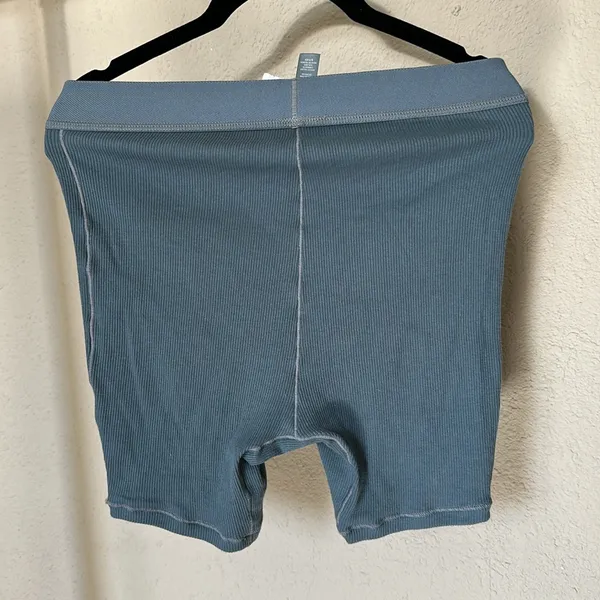 SKIMS cotton‎ rib boxer kyanite blue size S NWOT - Image 6