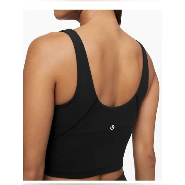 Lululemon Align Nulu Tank Sport Bra Black Size 6 - Image 2