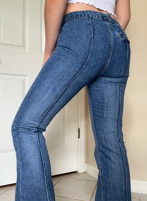 Bootcut Flare Denim Jeans - Image 2