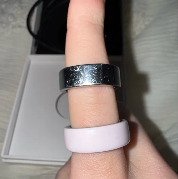 Oura Ring Gen 3 Heritage Silver Size 9 - Image 5