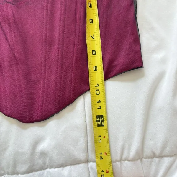 Windsor Corset Top Womens Size Medium Pink Vampire Coquette Dainty Grunge Gothic Witchy‎ - Image 3