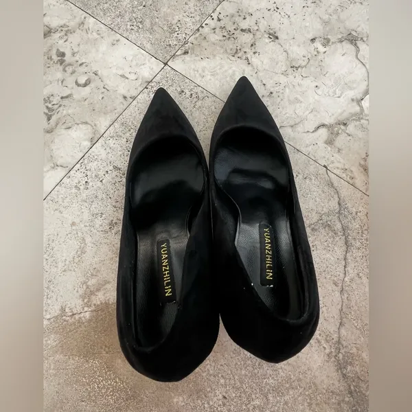 Black Women's Heels Size 7 - Image 6