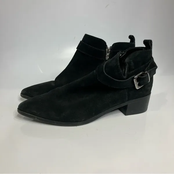 Marc Fisher black suede pointed‎ toe ankle boots size 8 - Image 3